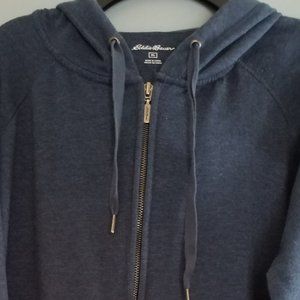 Eddie Bauer Navy Blue Hoodie Jogger Athletic Wear Fleece Lined
